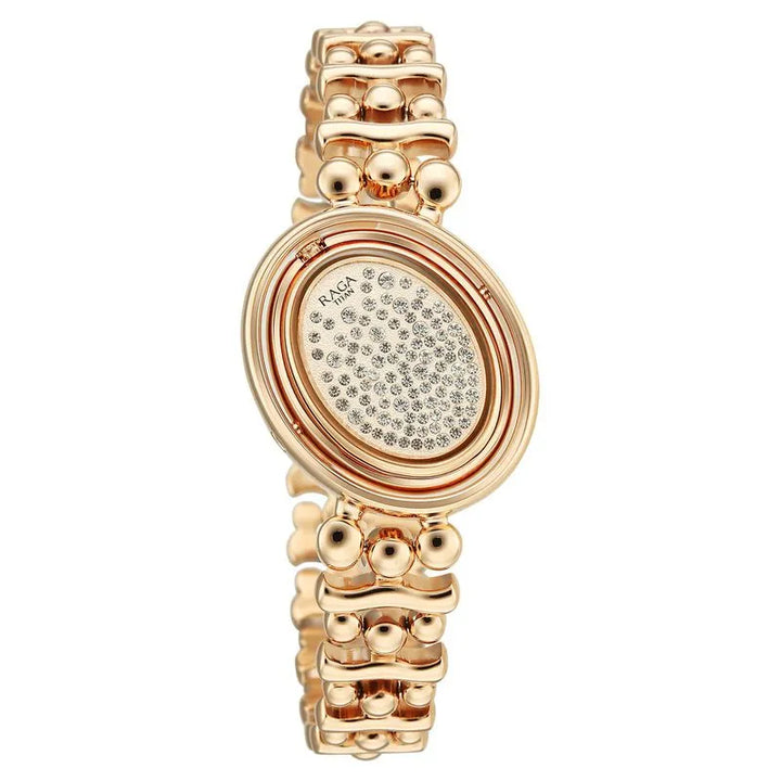 Titan Raga Glimmers NU95202WM01F Mother of Pearl Dial Women&