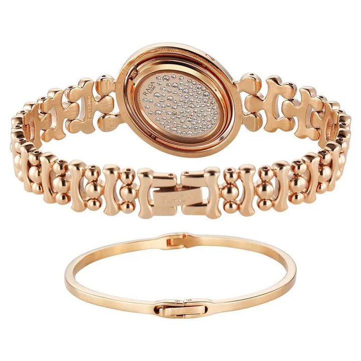 Titan Raga Glimmers NU95202WM01F Mother of Pearl Dial Women&
