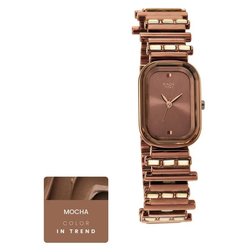 Titan Raga Love All NU95154QM01 Brown Dial Women&