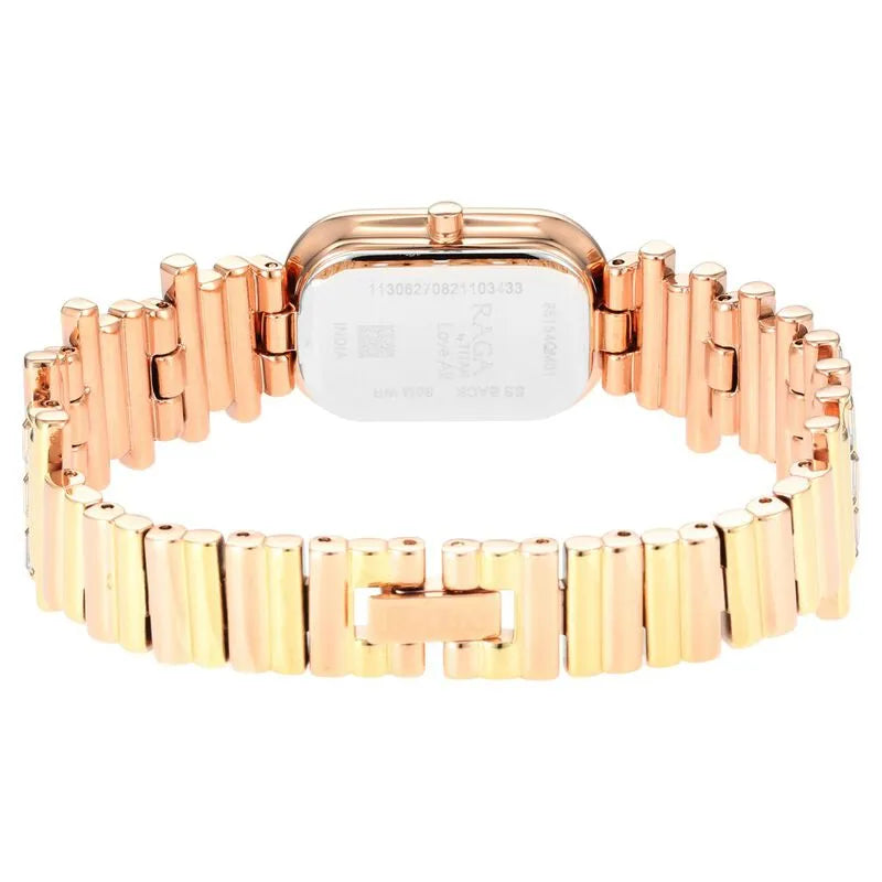 Titan Raga Love All Rose Gold Dial Women&