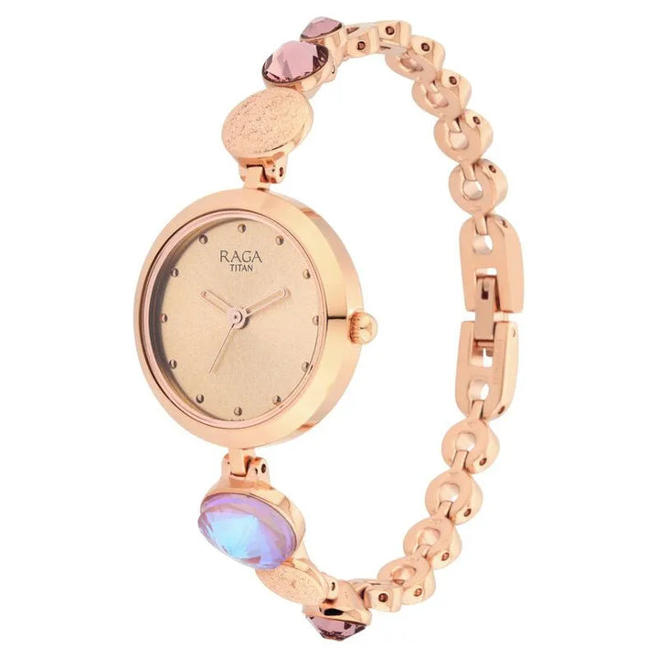 Titan Raga Moments Of Joy NU2606WM08 Mother of Pearl Dial Women&