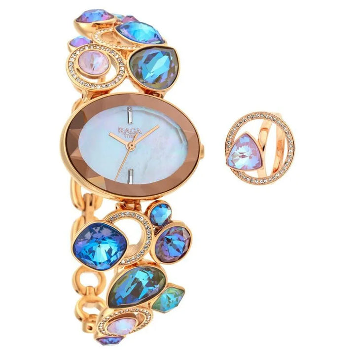 Titan Raga Moments Of Joy NU95126WM01F Mother of Pearl Dial Women&