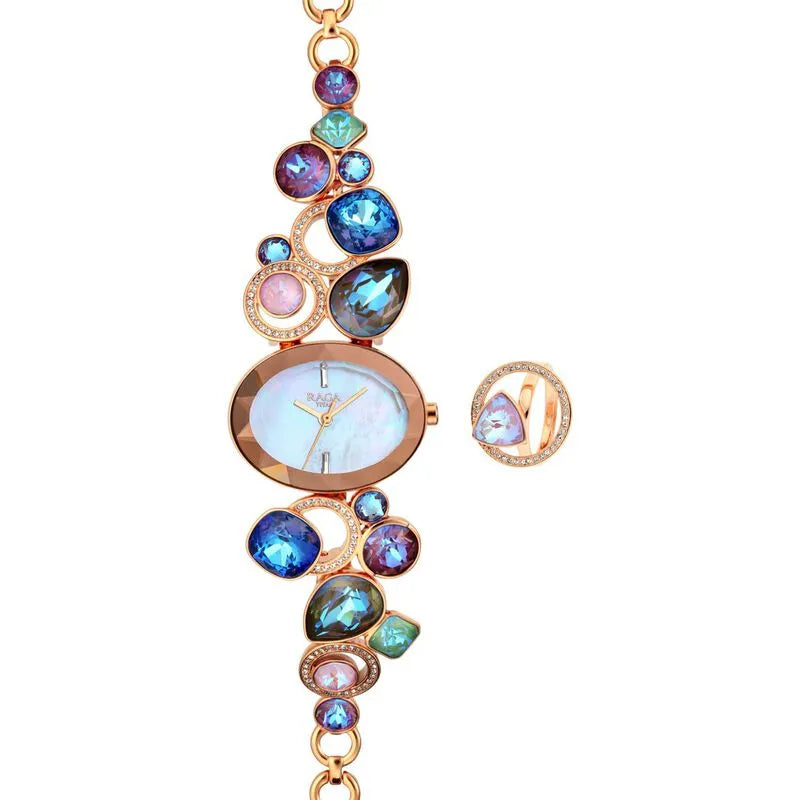 Titan Raga Moments Of Joy NU95126WM01F Mother of Pearl Dial Women&