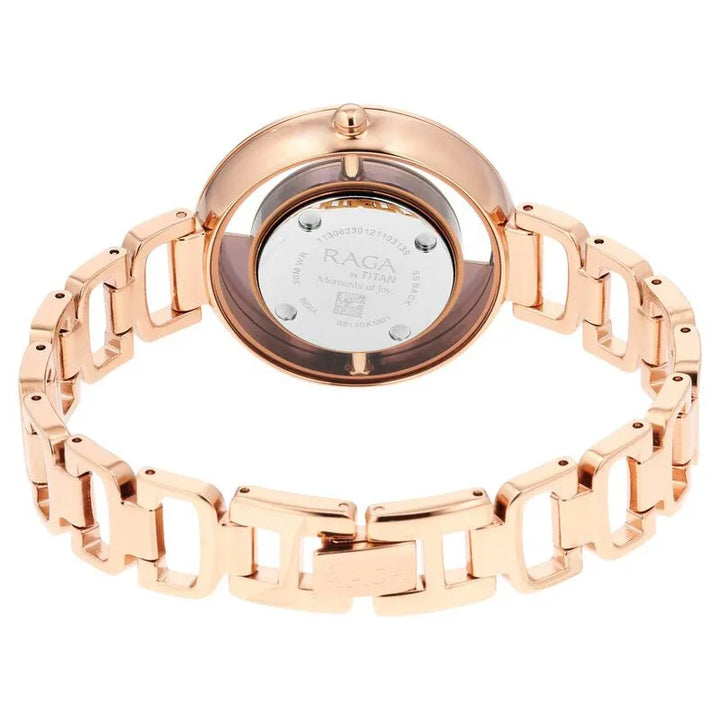 Titan Raga Moments of Joy nu95140km01 Brown Dial Women&