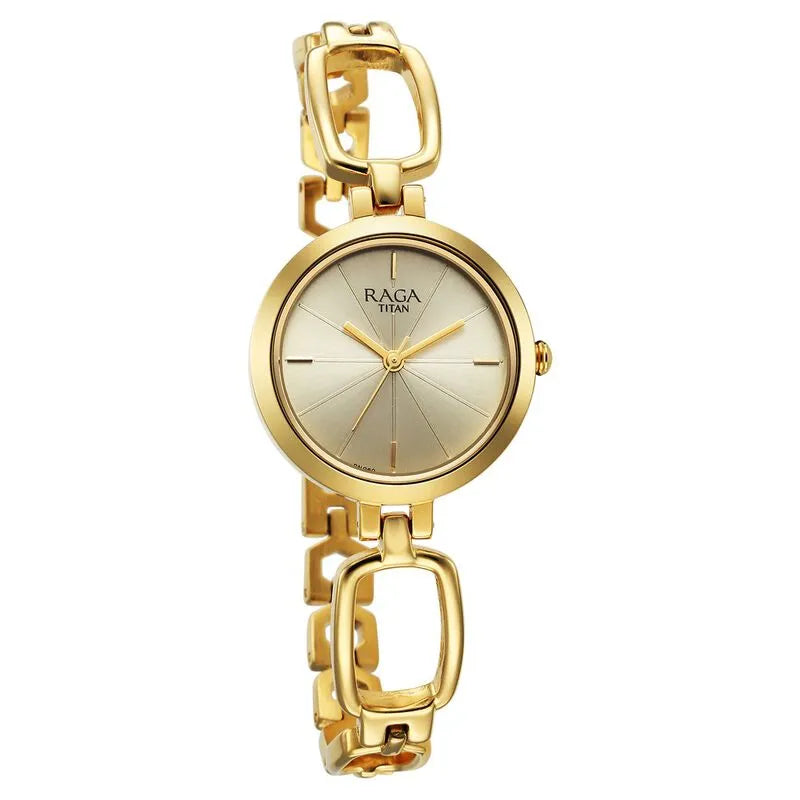 Titan Raga NU2725YM01 Champagne Dial Women&