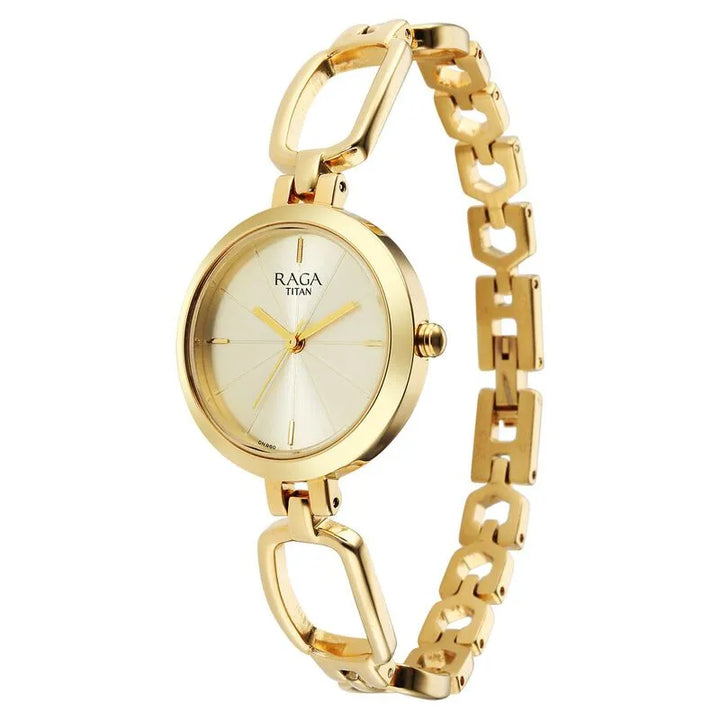 Titan Raga NU2725YM01 Champagne Dial Women&