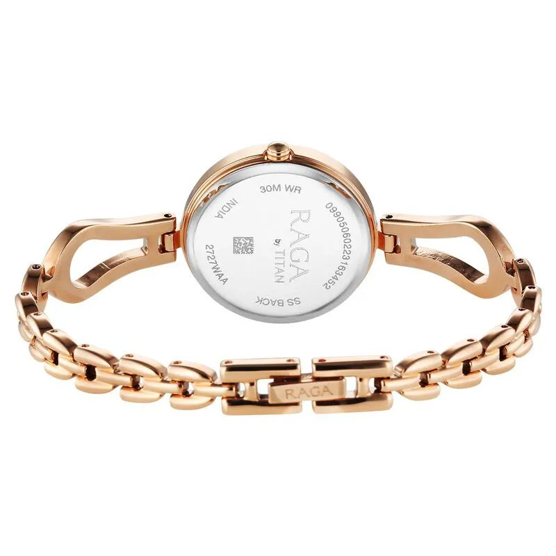 Titan Raga nu2727wm01 Rose Gold Dial Women&