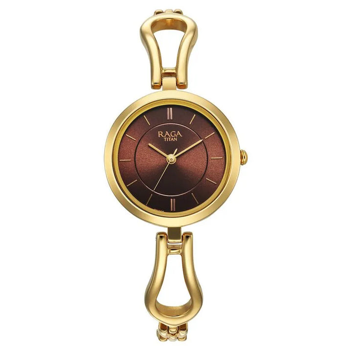 Titan Raga NU2727YM01 Champagne Dial Women&