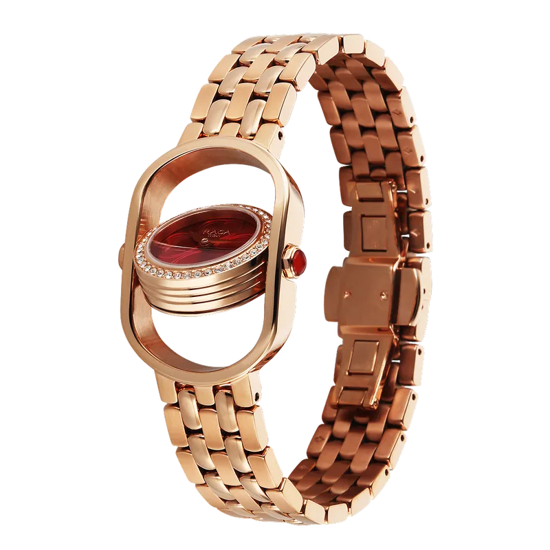 Titan Raga Paris, With Love 2839WM01 Red Mirror Dial Women&