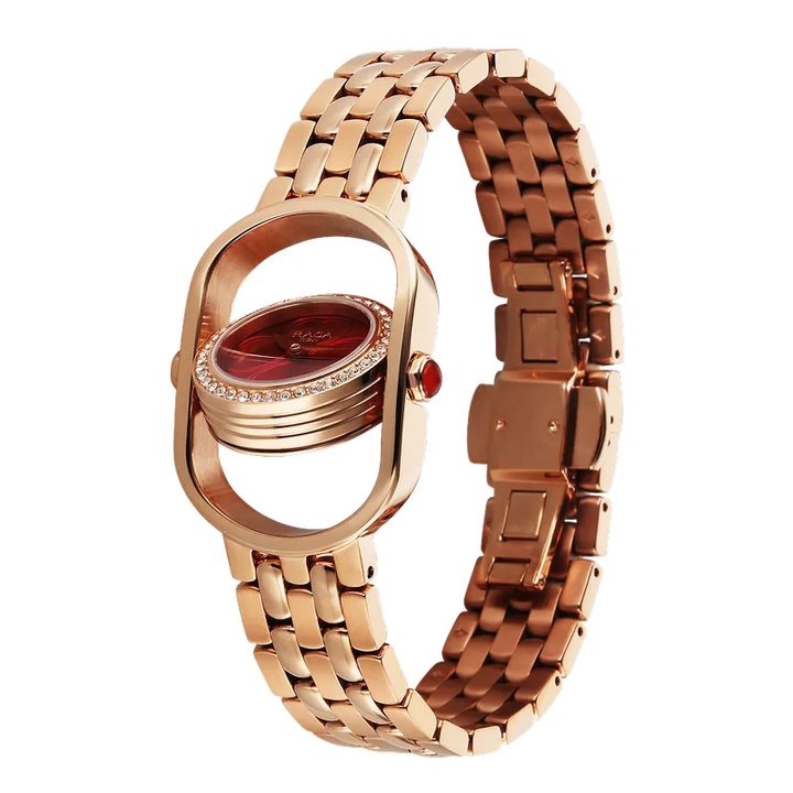 Titan Raga Paris, With Love 2839WM01 Red Mirror Dial Women&