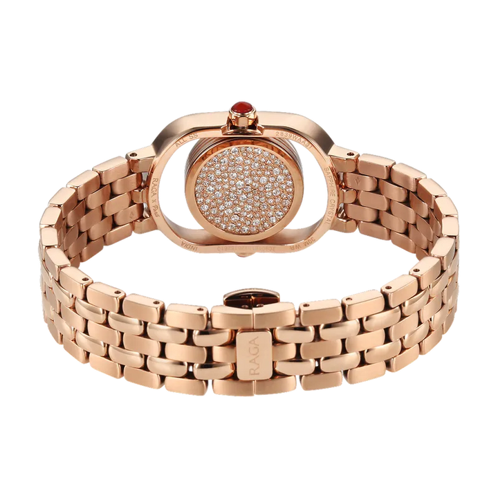 Titan Raga Paris, With Love 2839WM01 Red Mirror Dial Women&