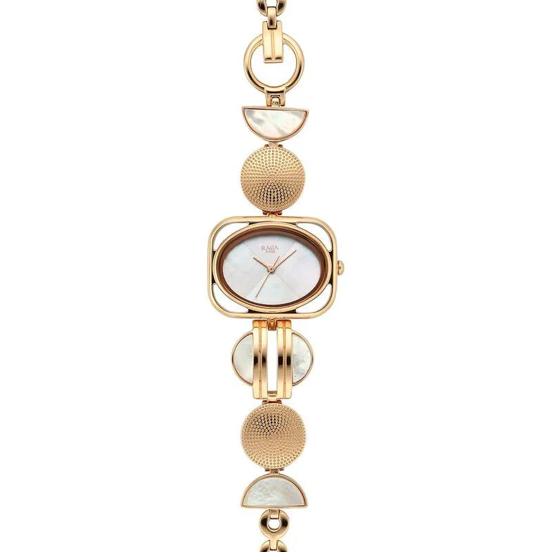 Titan Raga Power Pearls NU95225WM01F Mother of Pearl Dial Women&