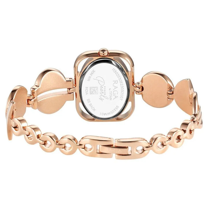 Titan Raga Power Pearls NU95225WM01F Mother of Pearl Dial Women&