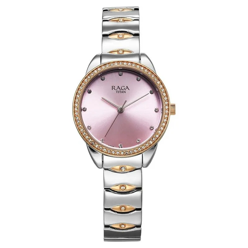 Titan Raga Showstopper 95281KM01 Purple Dial Women&