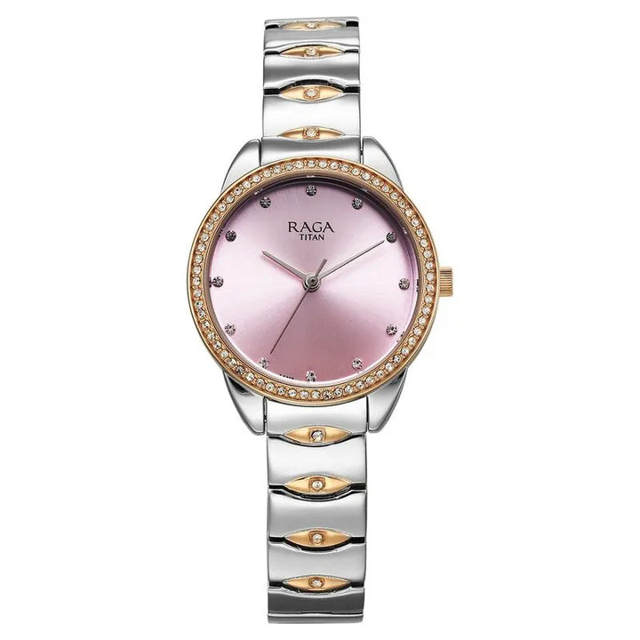 Titan Raga Showstopper 95281KM01 Purple Dial Women&