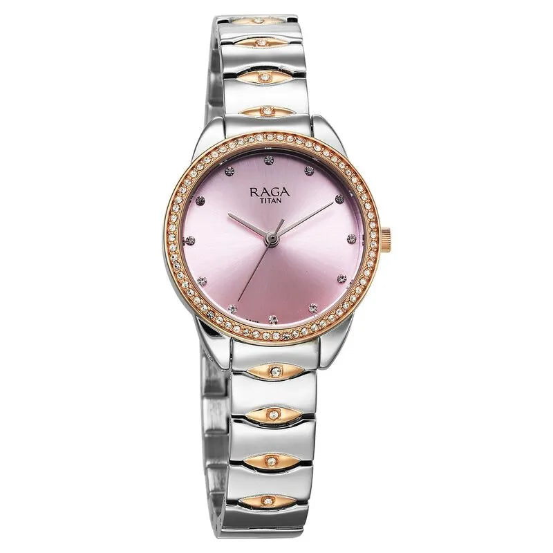Titan Raga Showstopper 95281KM01 Purple Dial Women&