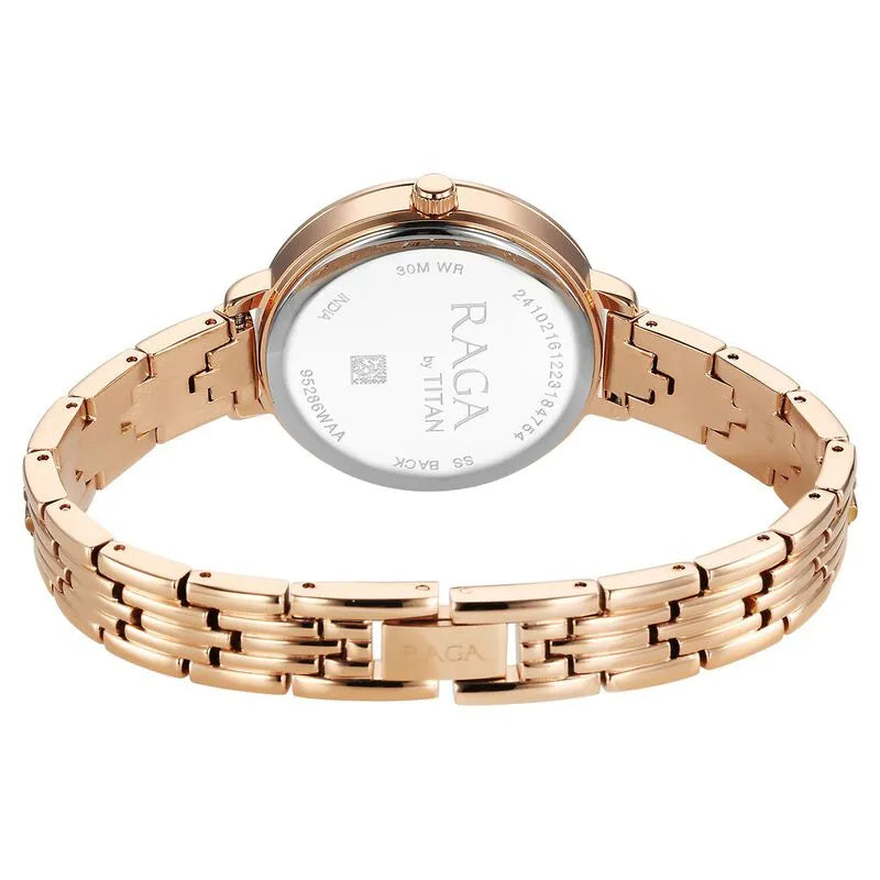 Titan Raga Showstopper 95286WM01 Pink Dial Women&