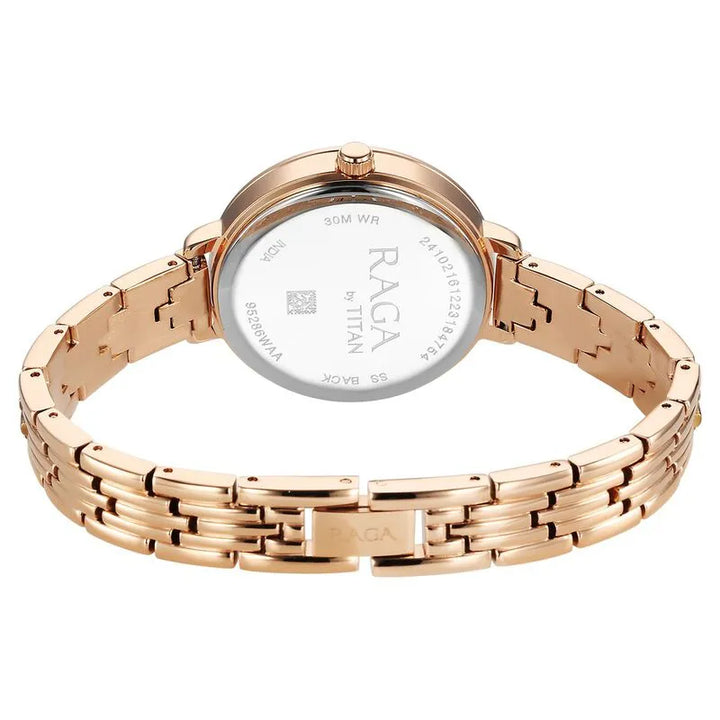 Titan Raga Showstopper 95286WM01 Pink Dial Women&