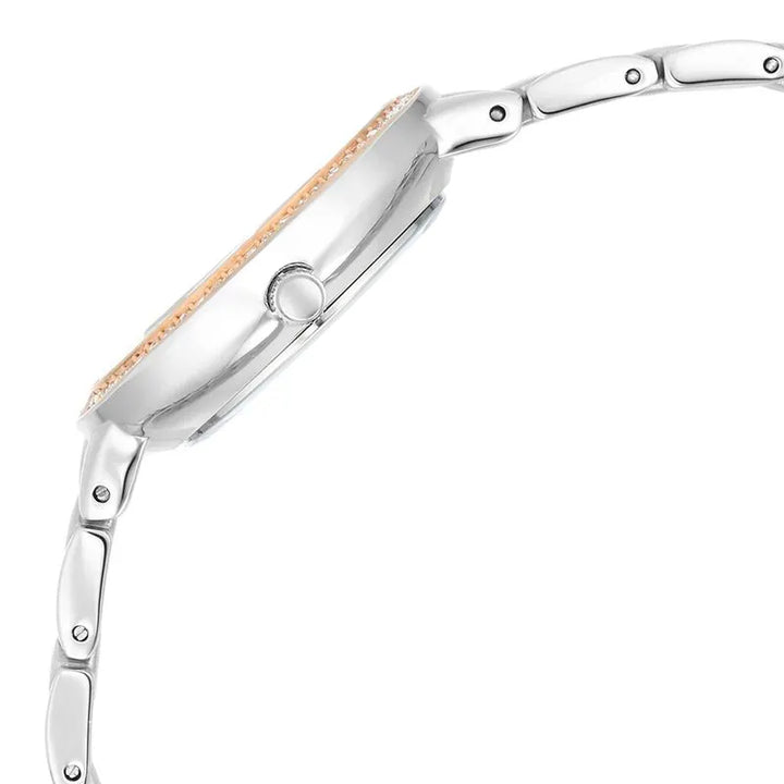Titan Raga Showstopper Quartz Analog Silver Dial Two Toned Metal Strap Women&