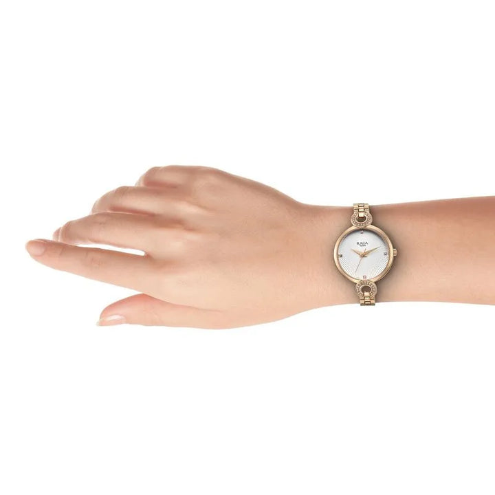 Titan Raga Showstopper Quartz White Dial Women&
