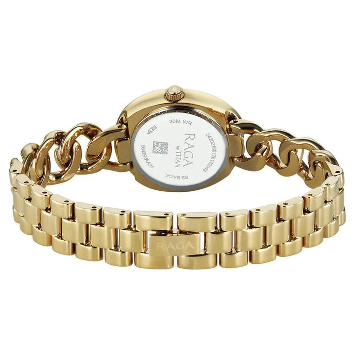 Titan Raga Spotlight 95429ym01 Blue Dial Women&