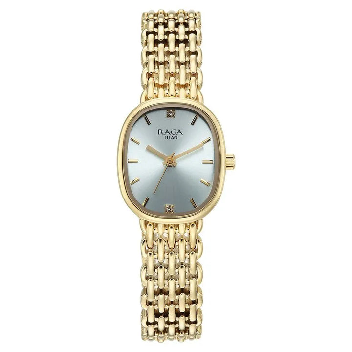 Titan Raga Spotlight Blue Dial Women&