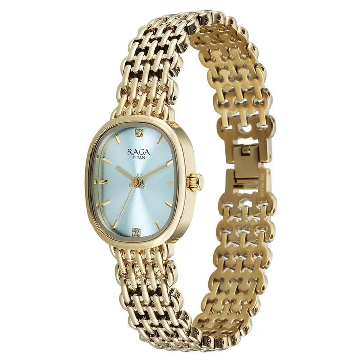 Titan Raga Spotlight Blue Dial Women&
