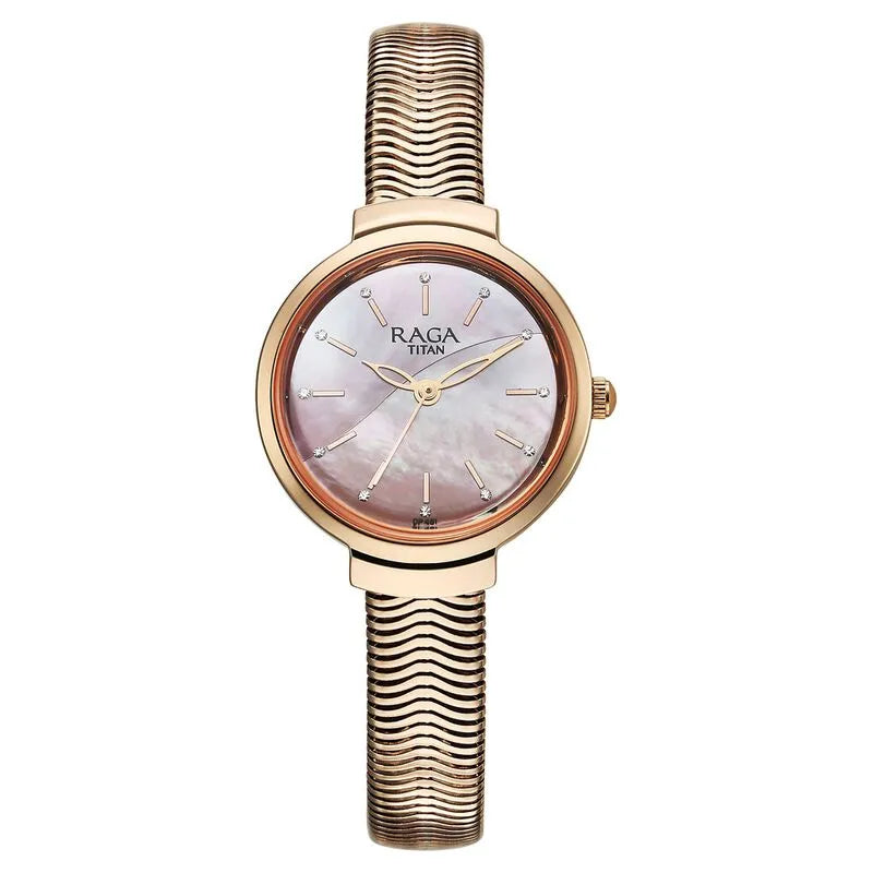 Titan Raga Viva Glam NU2737WM01 Mother of Pearl Dial Women&