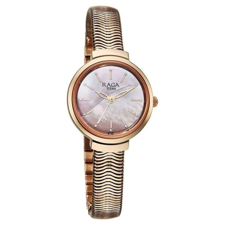 Titan Raga Viva Glam NU2737WM01 Mother of Pearl Dial Women&