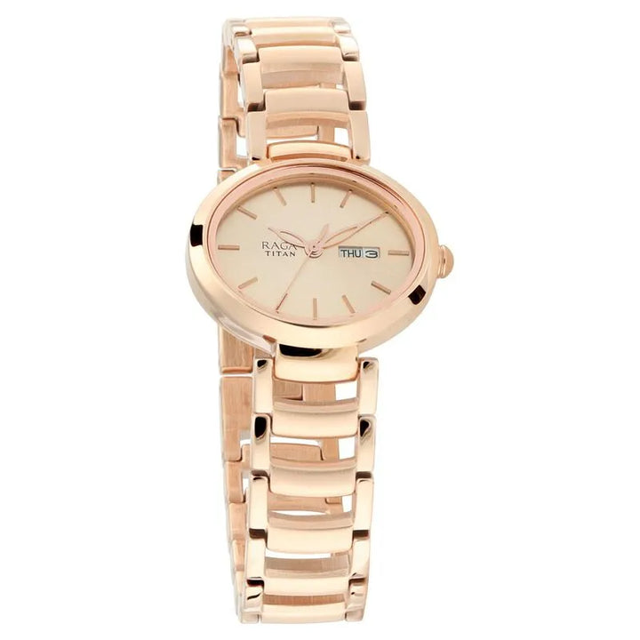 Titan Raga Viva NU2620WM01 Rose Gold Dial Women&