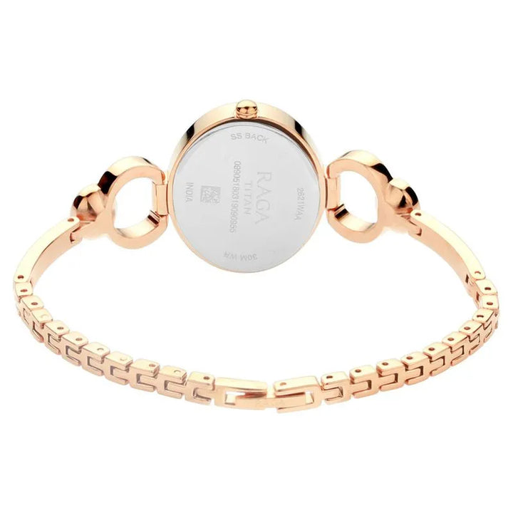 Titan Raga Viva NU2621WM01 Rose Gold Dial Women&