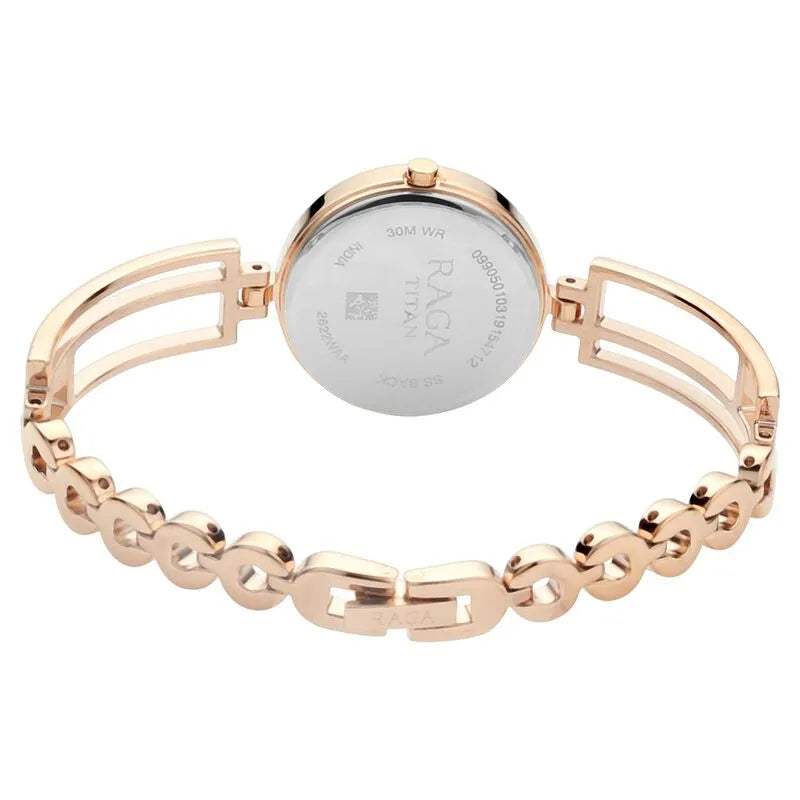 Titan Raga Viva NU2622WM01 Rose Gold Dial Women&