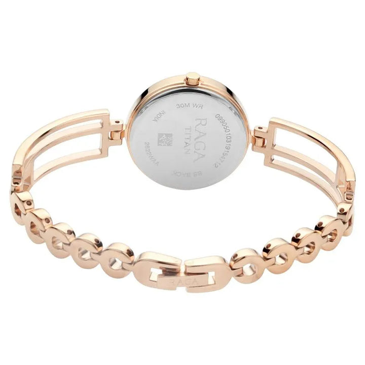 Titan Raga Viva NU2622WM01 Rose Gold Dial Women&
