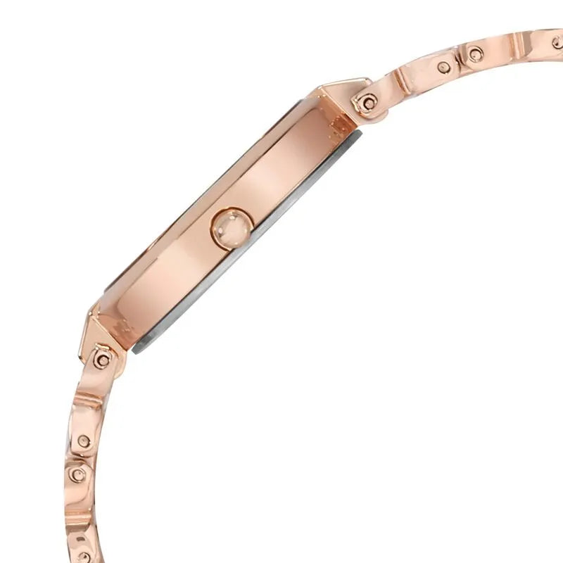 Titan Raga Viva Sundial Gold Elegance Rose Gold Dial Women&