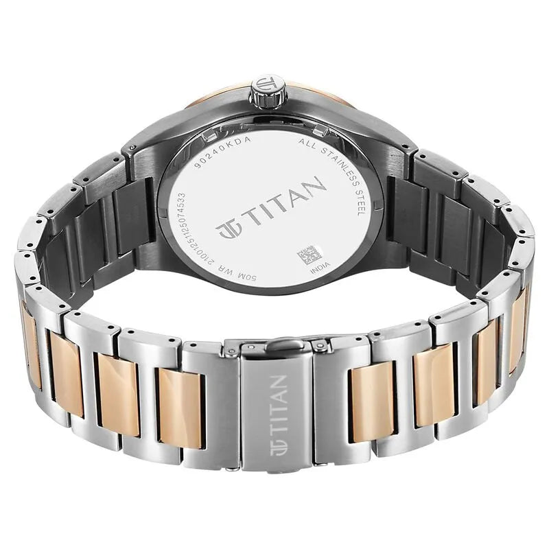 Titan Regalia Marque 90240km01 White Dial Men&