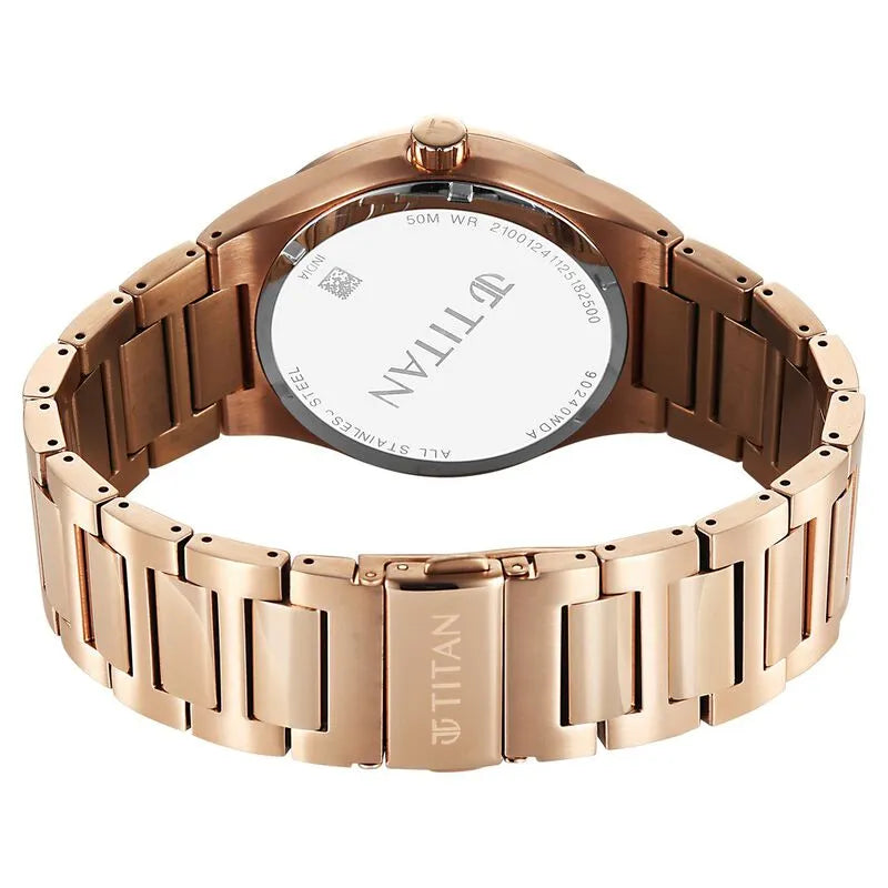 Titan Regalia Marque 90240wm01 Brown Dial Men&