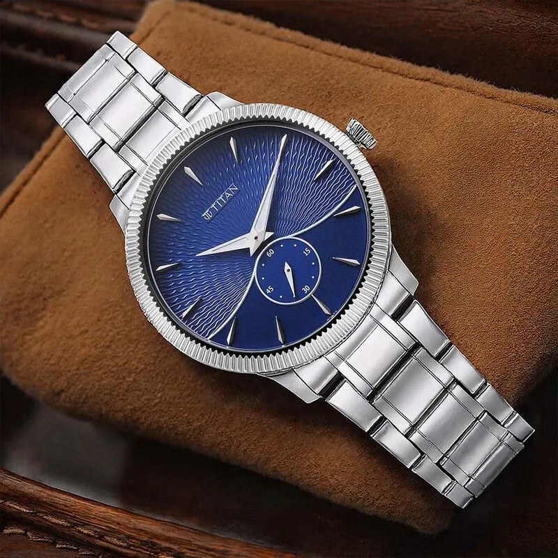 Titan Regalia Opulent 1828SM02 Blue Dial Men&
