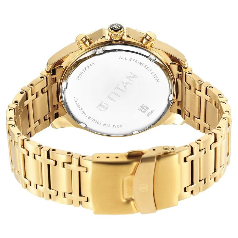 Titan Regalia Premium Green Chronograph Men&