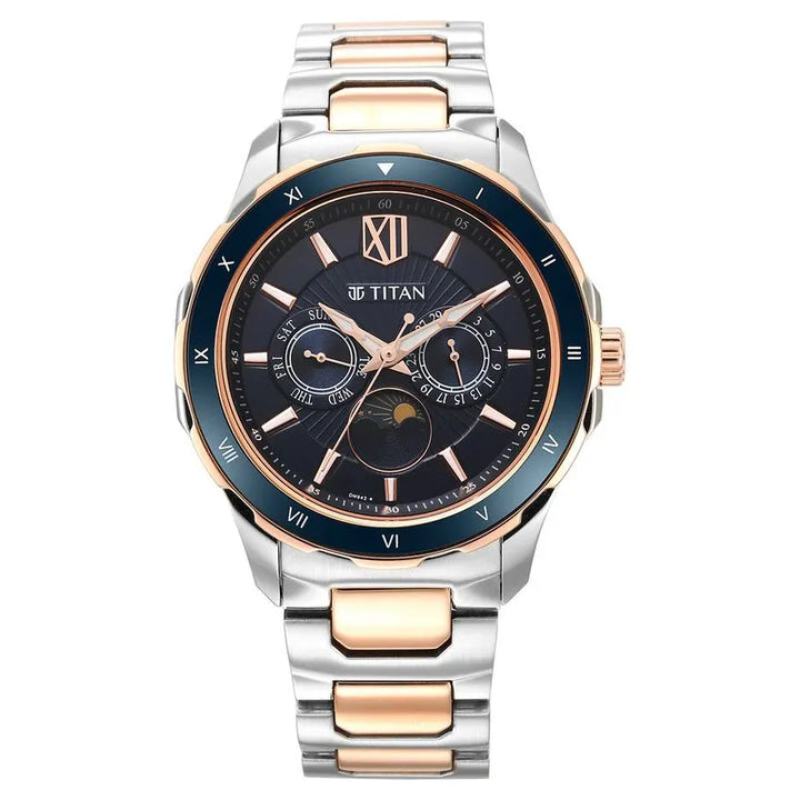 Titan Regalia Premium nu1688km06 Blue Dial Men&