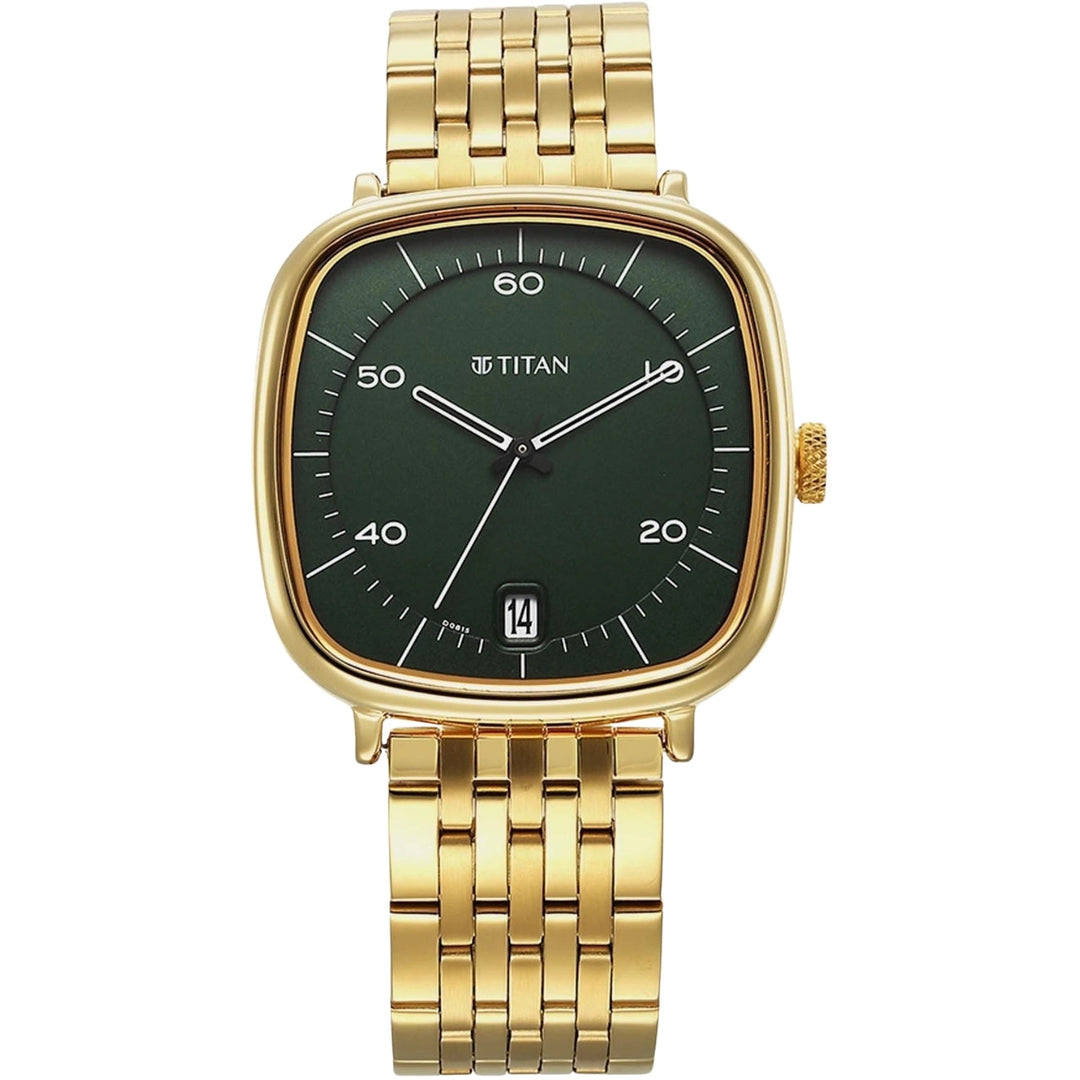Titan 1885YM02 Blue Dial Men&