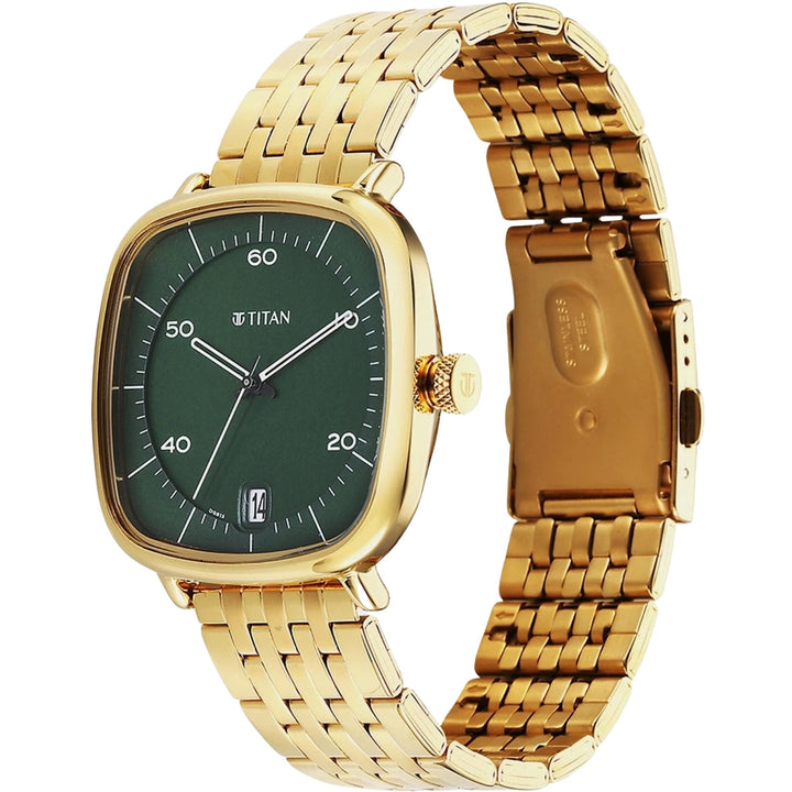 Titan 1885YM02 Blue Dial Men&