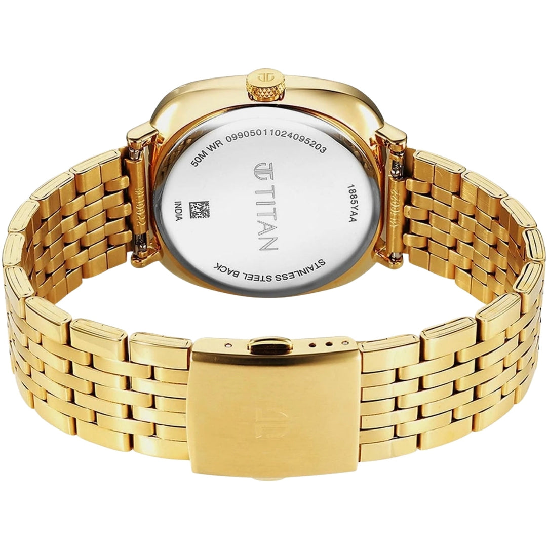 Titan 1885YM02 Blue Dial Men&