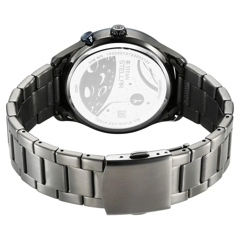 Titan Stellar NU10009KM01 Blue Dial Men&
