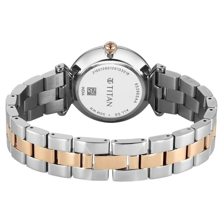 Titan Workday Edit 95396km01 Green Dial Women&
