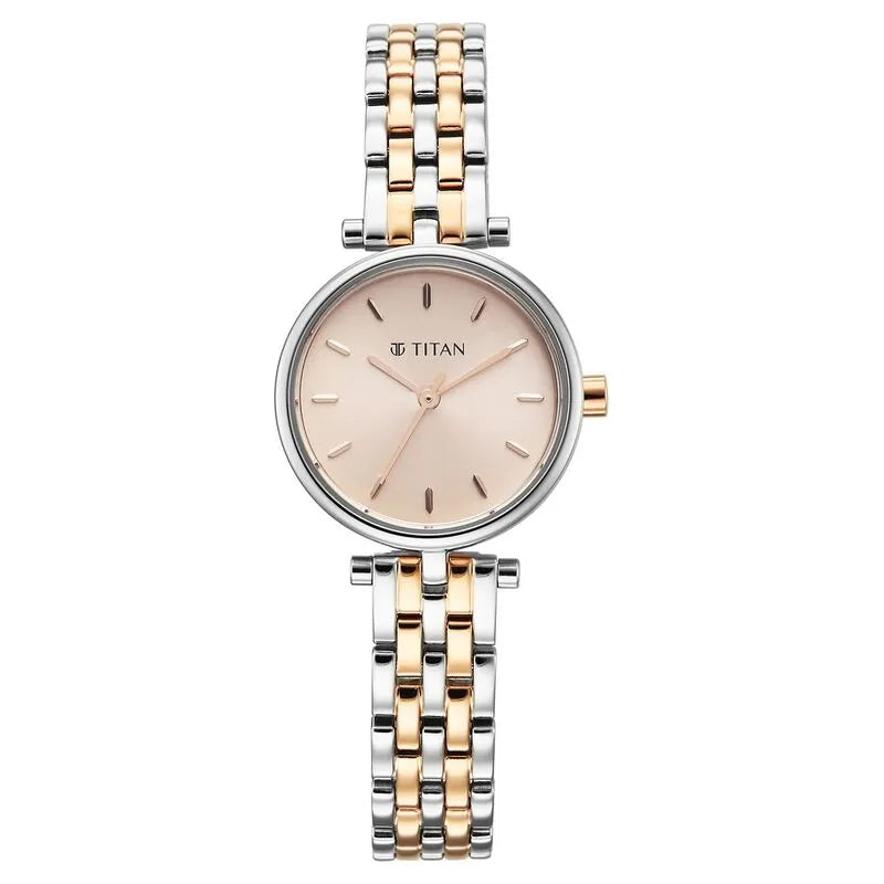 Titan Workday Edit 95397KM01 Pink Dial Women&