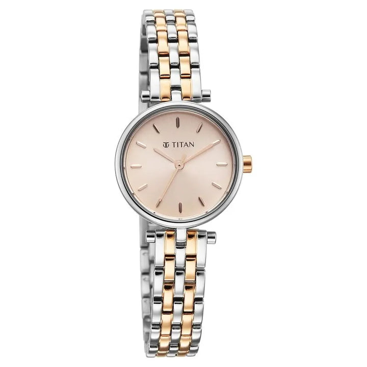 Titan Workday Edit 95397KM01 Pink Dial Women&