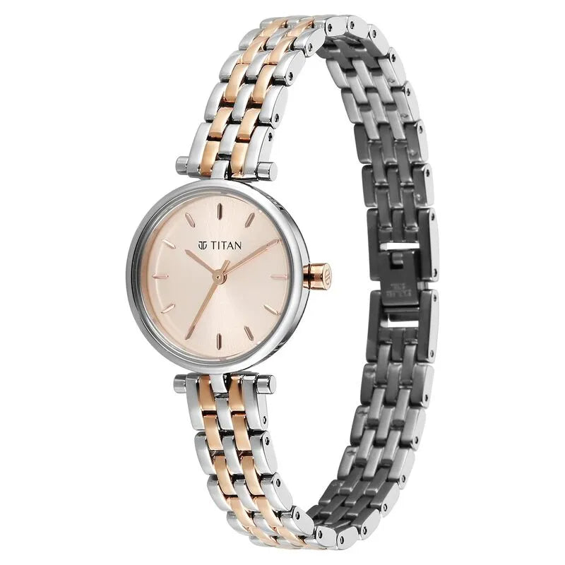 Titan Workday Edit 95397KM01 Pink Dial Women&