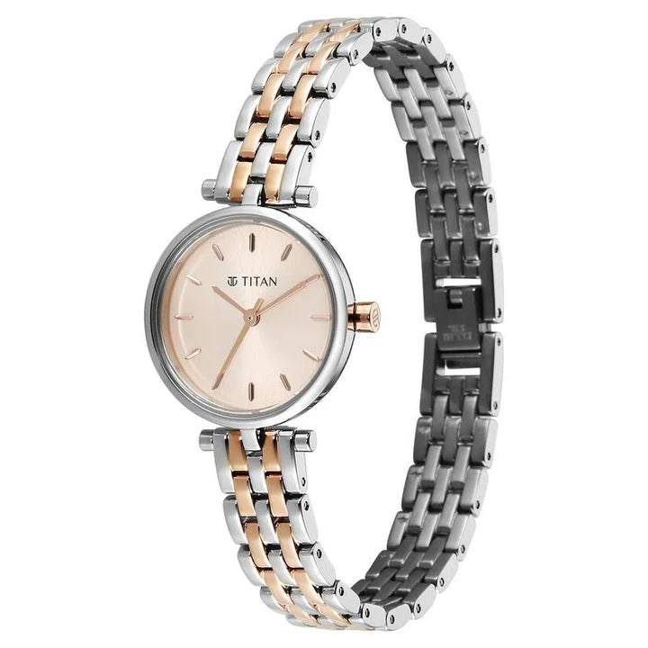 Titan Workday Edit 95397KM01 Pink Dial Women&