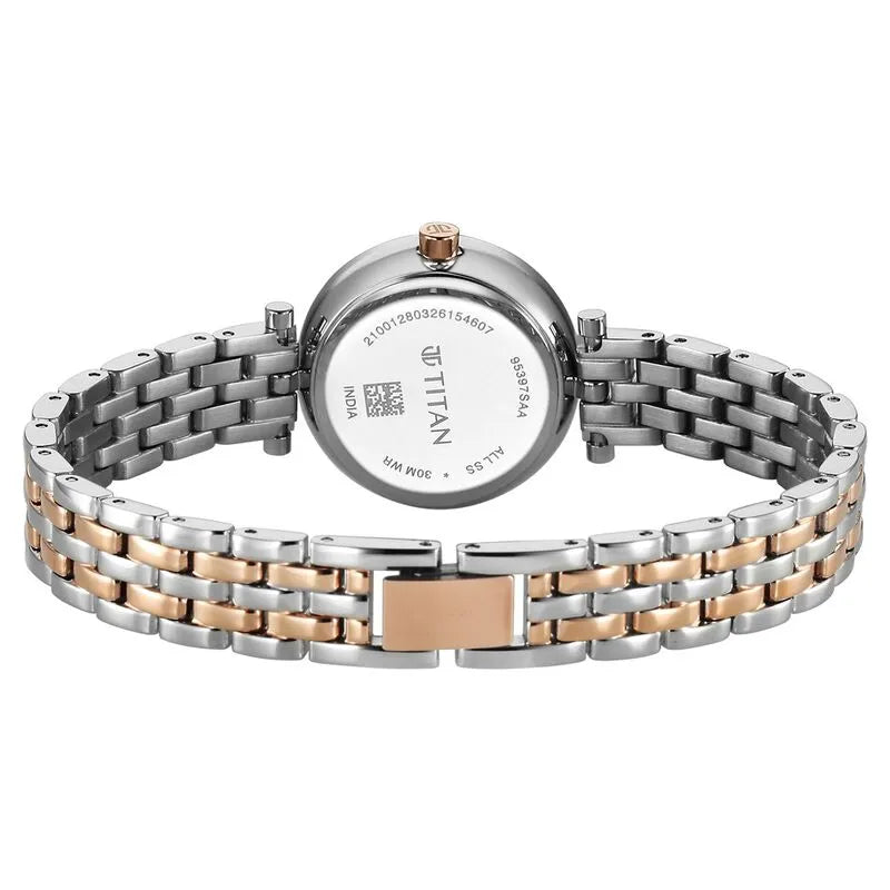 Titan Workday Edit 95397KM01 Pink Dial Women&