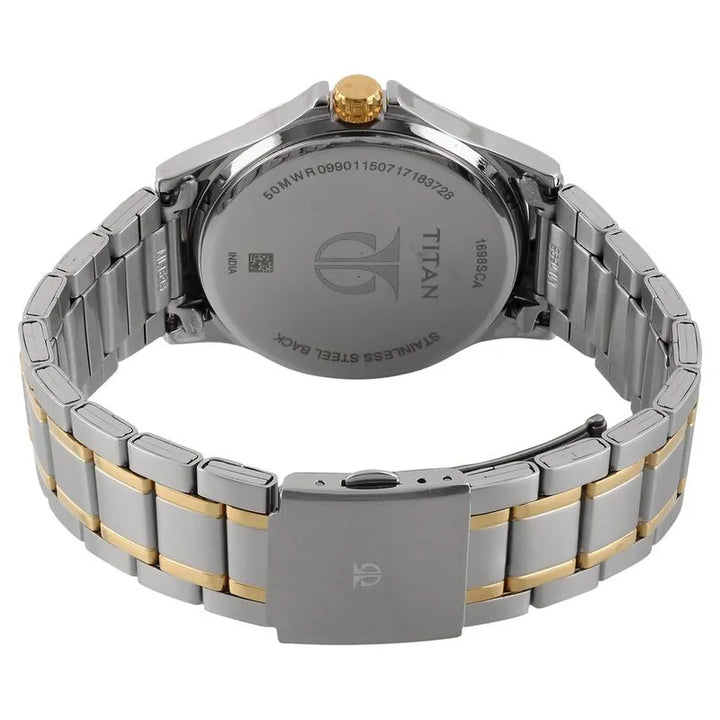 Titan Workwear 1698BM01 Silver Dial Multifunction Men&